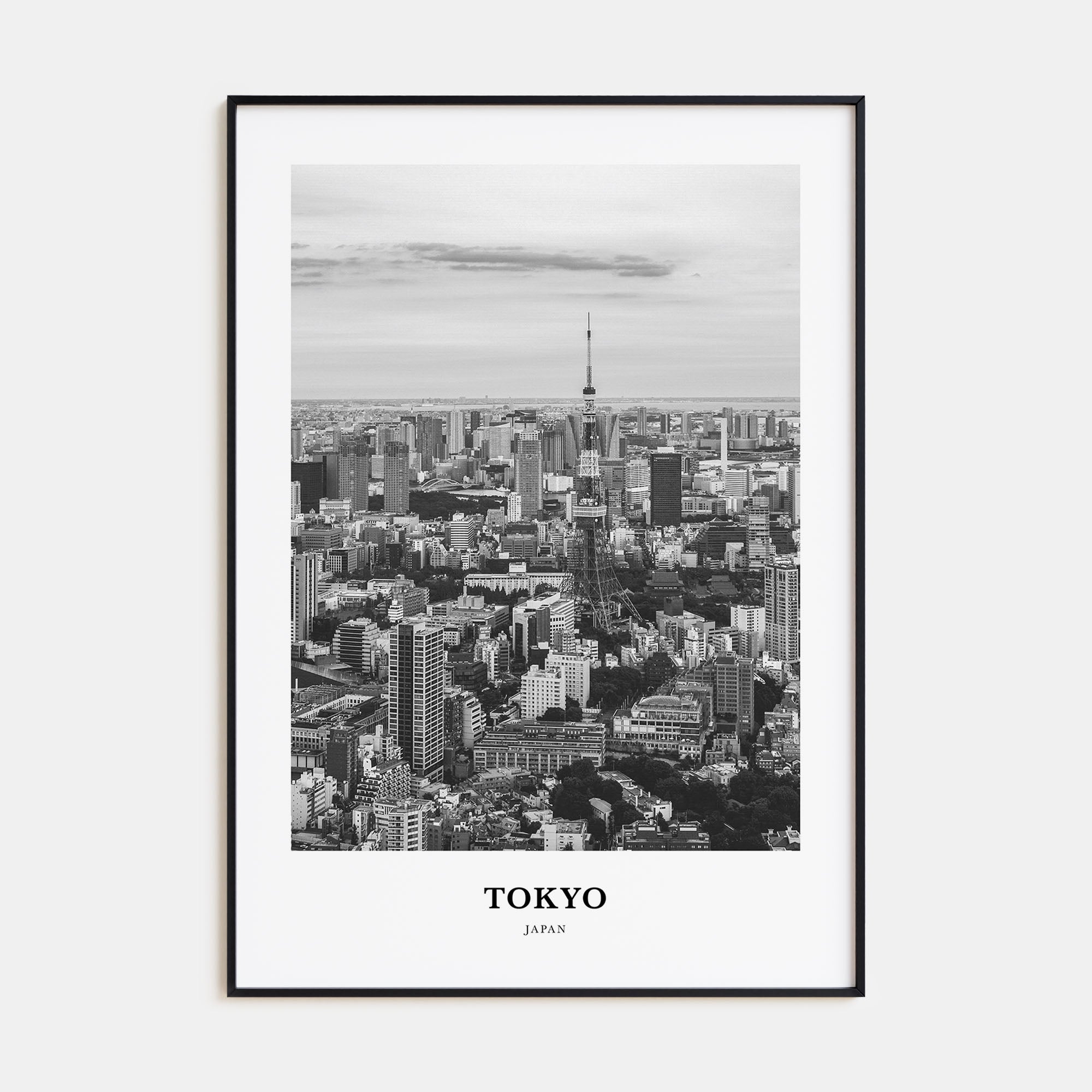 Tokyo Portrait B&W No 4 Poster