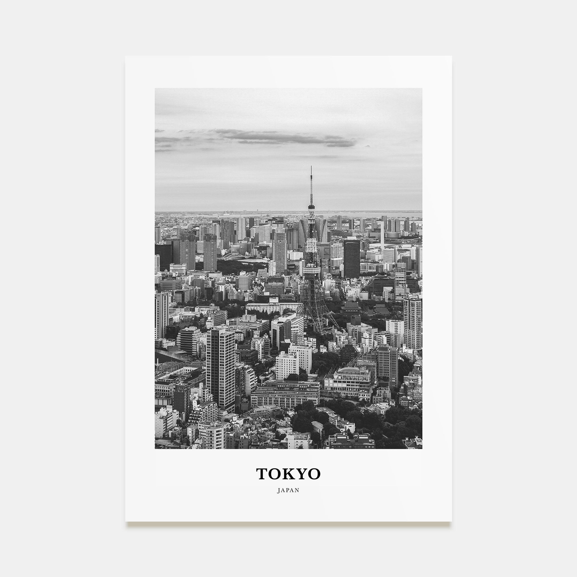 Tokyo Portrait B&W No 4 Poster
