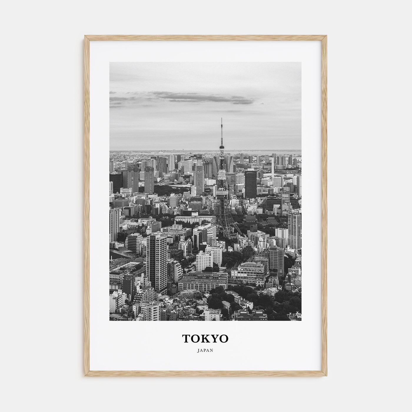 Tokyo Portrait B&W No 4 Poster