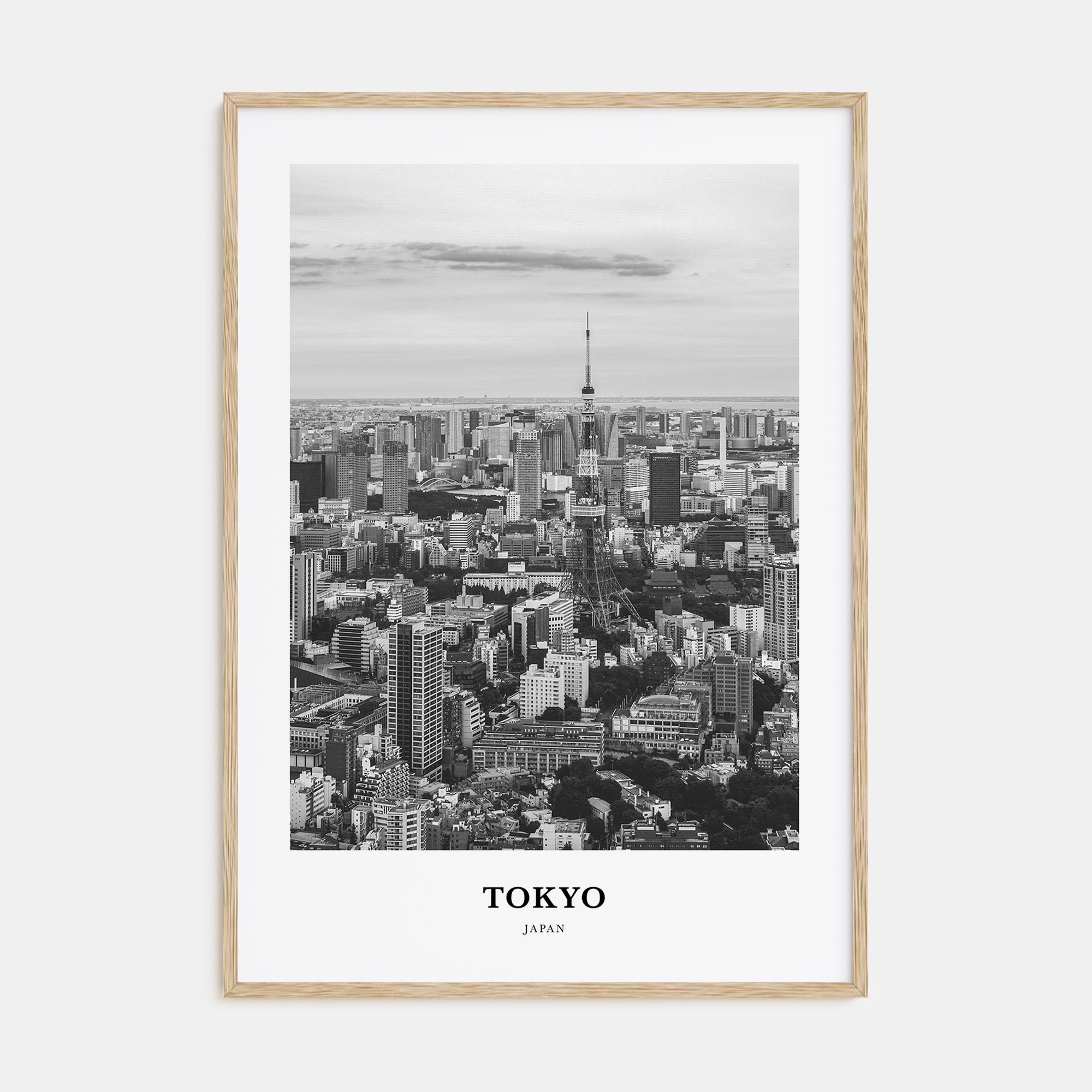 Tokyo Portrait B&W No 4 Poster