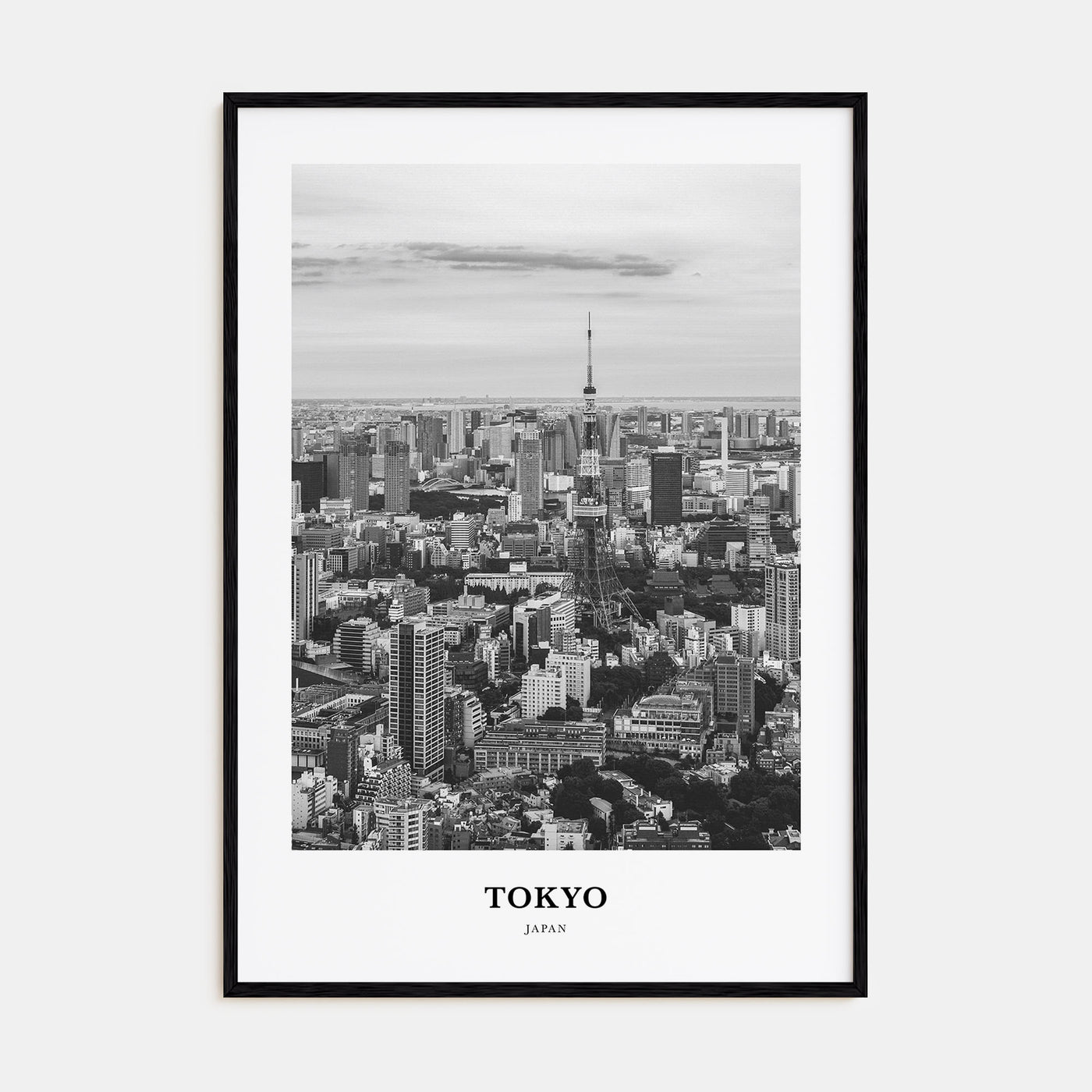 Tokyo Portrait B&W No 4 Poster