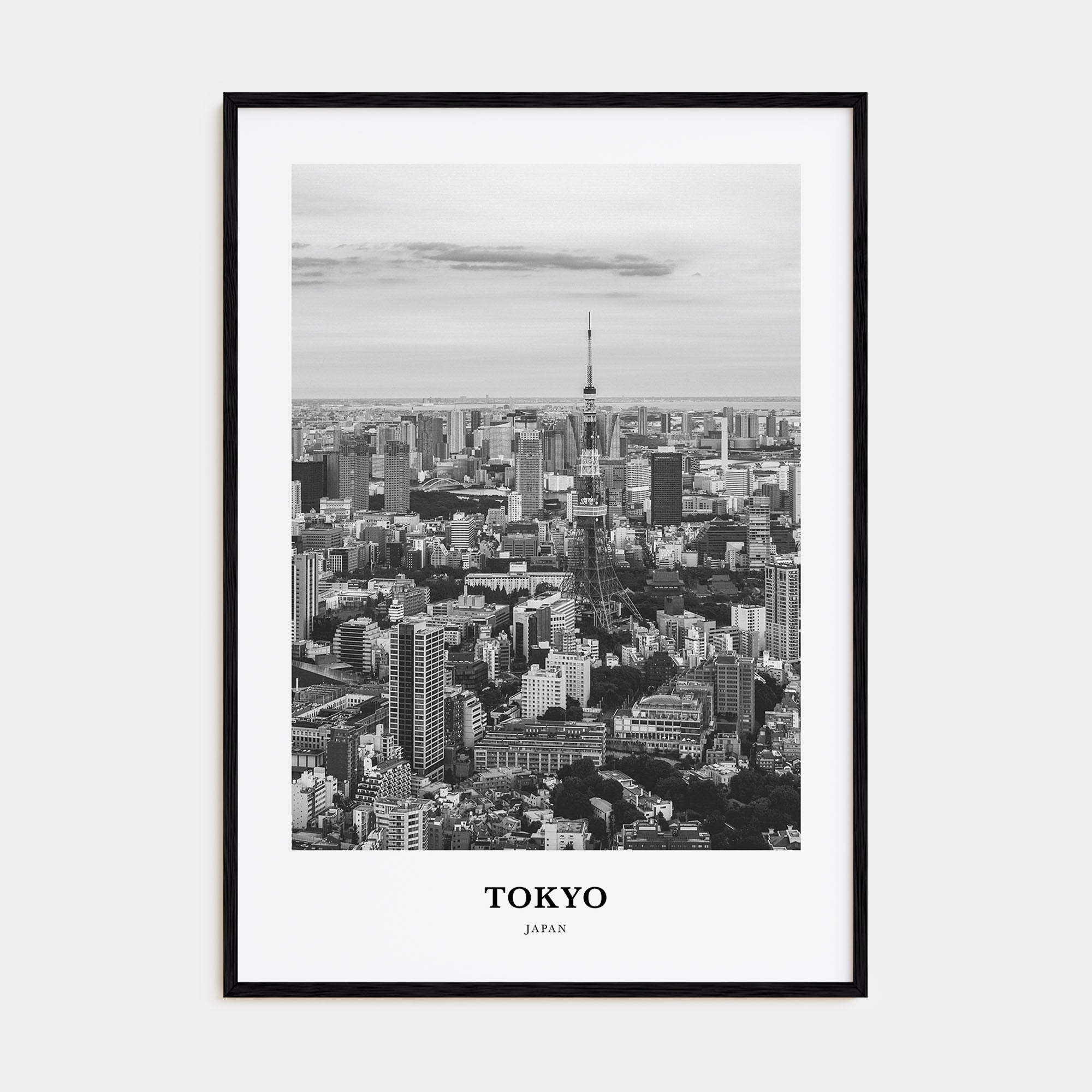Tokyo Portrait B&W No 4 Poster