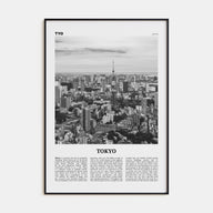 Tokyo Travel B&W No 2 Poster