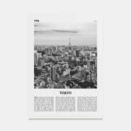 Tokyo Travel B&W No 2 Poster