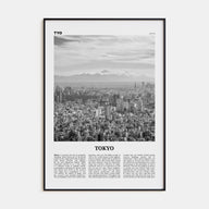 Tokyo Travel B&W No 3 Poster