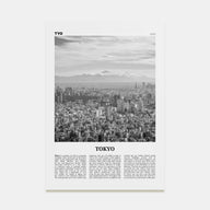 Tokyo Travel B&W No 3 Poster