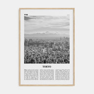 Tokyo Travel B&W No 3 Poster