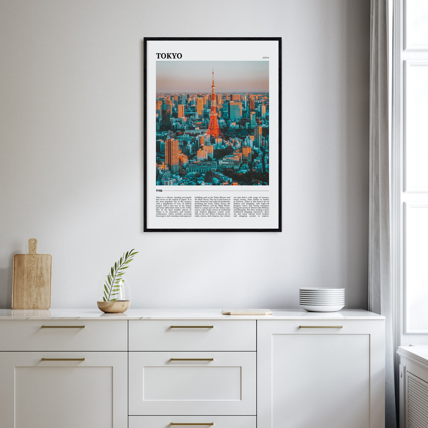 Tokyo Travel Color Poster