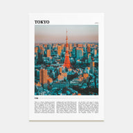 Tokyo Travel Color Poster