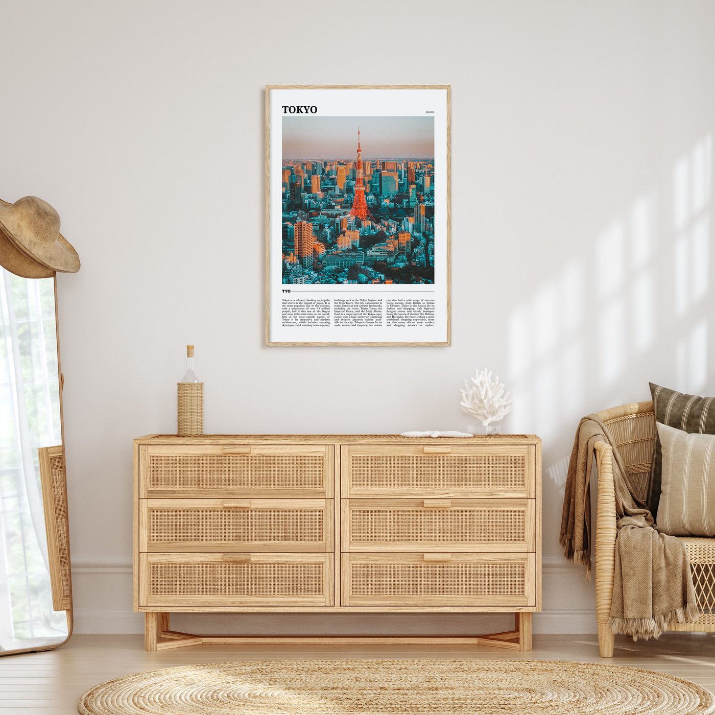 Tokyo Travel Color Poster