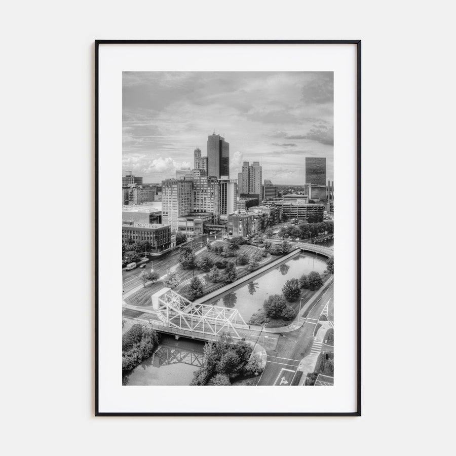 Toledo, Ohio Photo B&W Poster