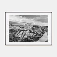 Toledo, Spain Landscape B&W Poster
