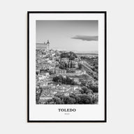 Toledo, Spain Portrait B&W Poster