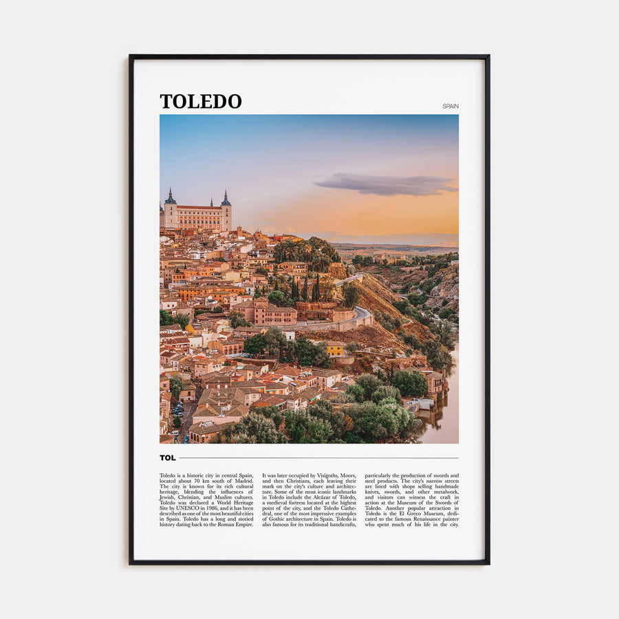 Toledo, Spain Travel Color Poster