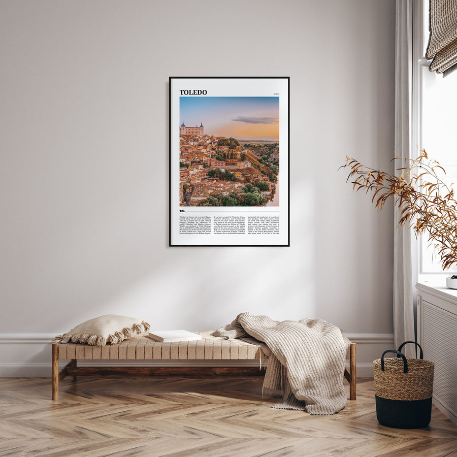 Toledo, Spain Travel Color Poster
