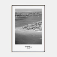 Tonga Portrait B&W Poster