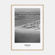 Tonga Portrait B&W Poster
