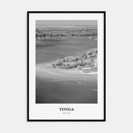 Tonga Portrait B&W Poster