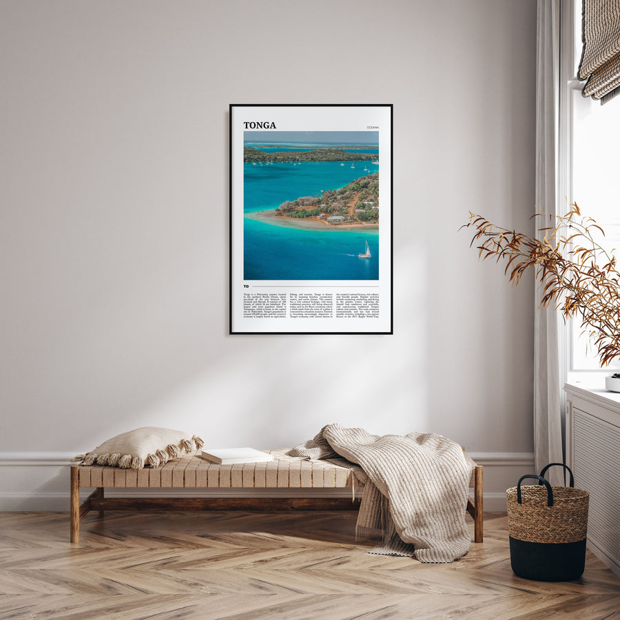 Tonga Travel Color Poster