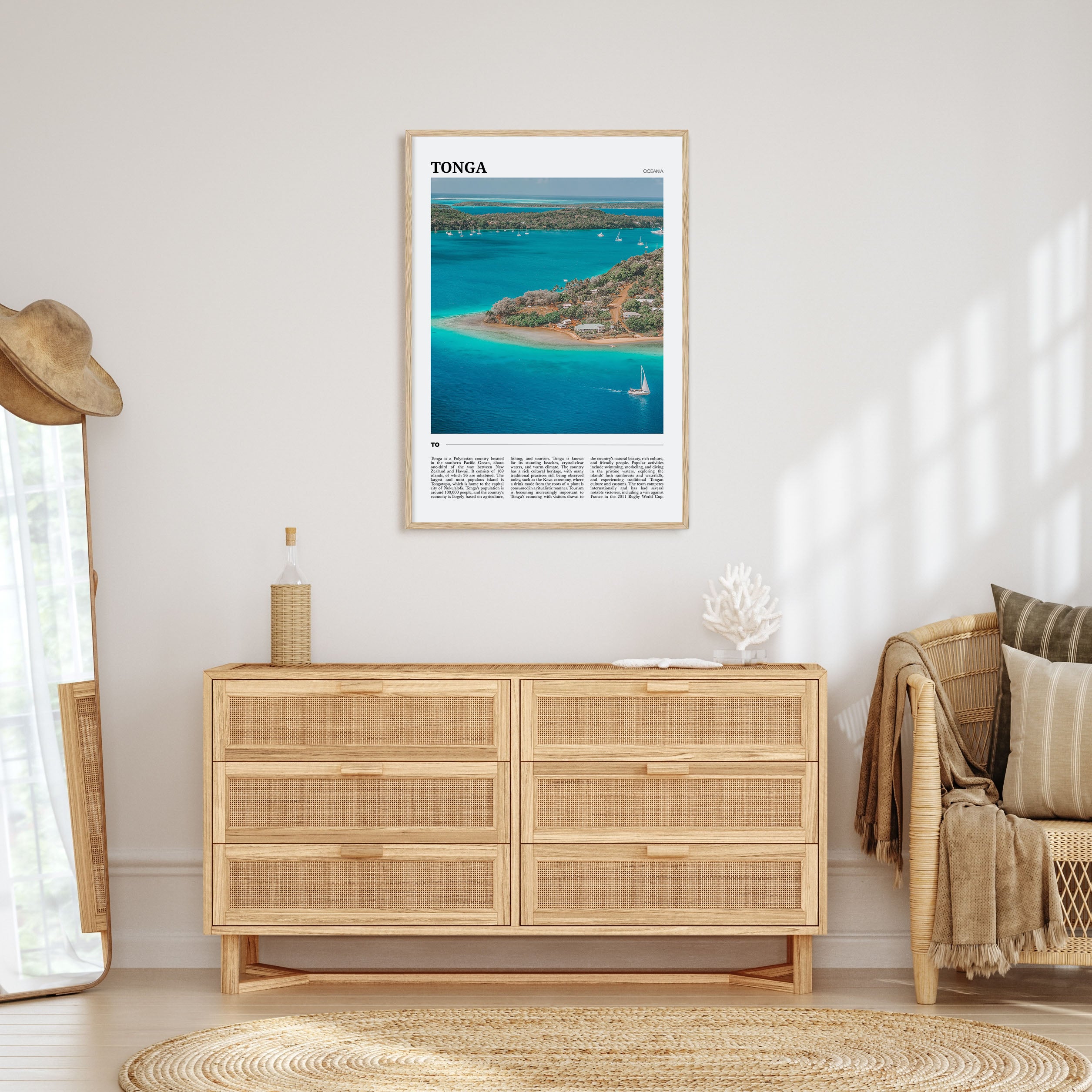 Tonga Travel Color Poster