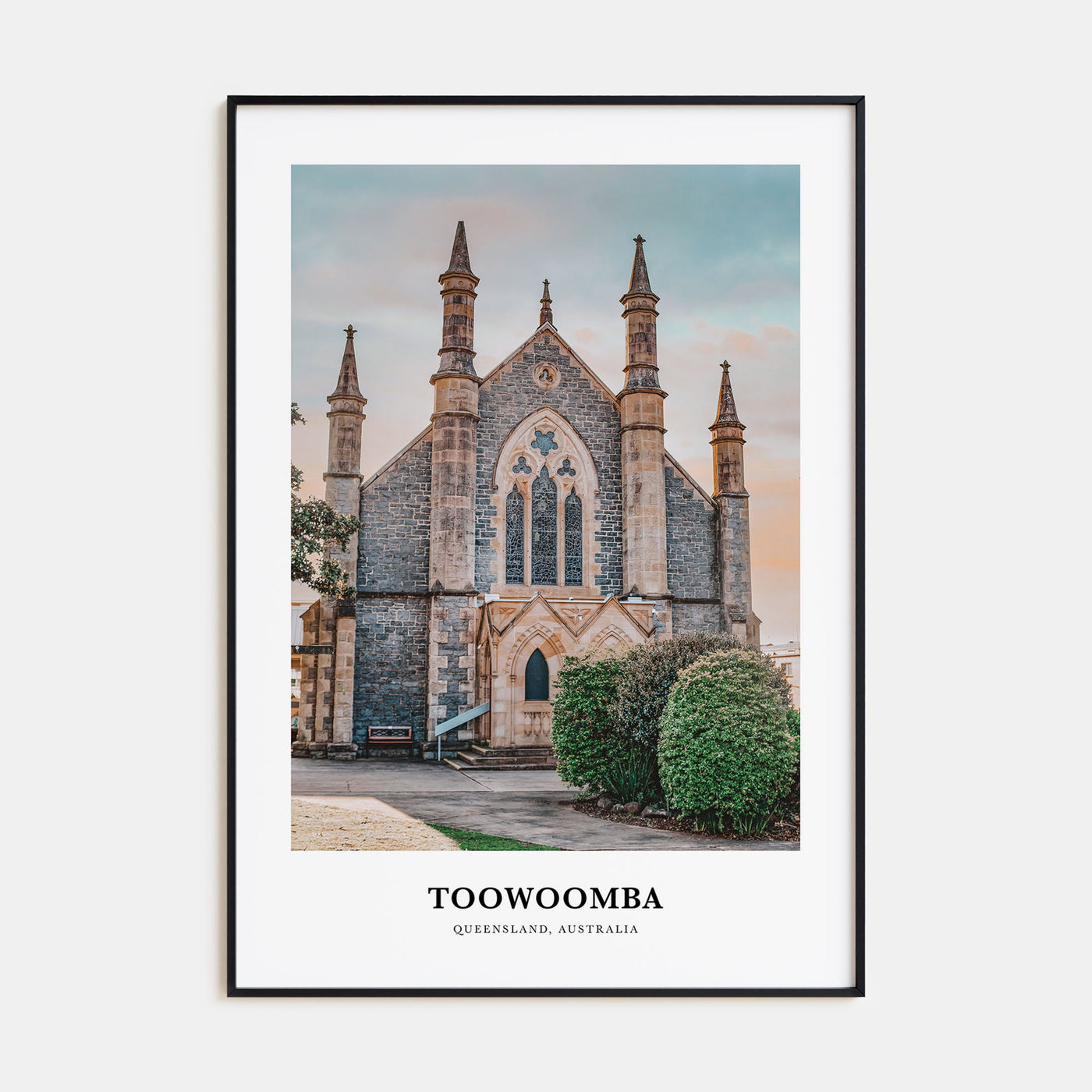 Toowoomba Portrait Color Poster