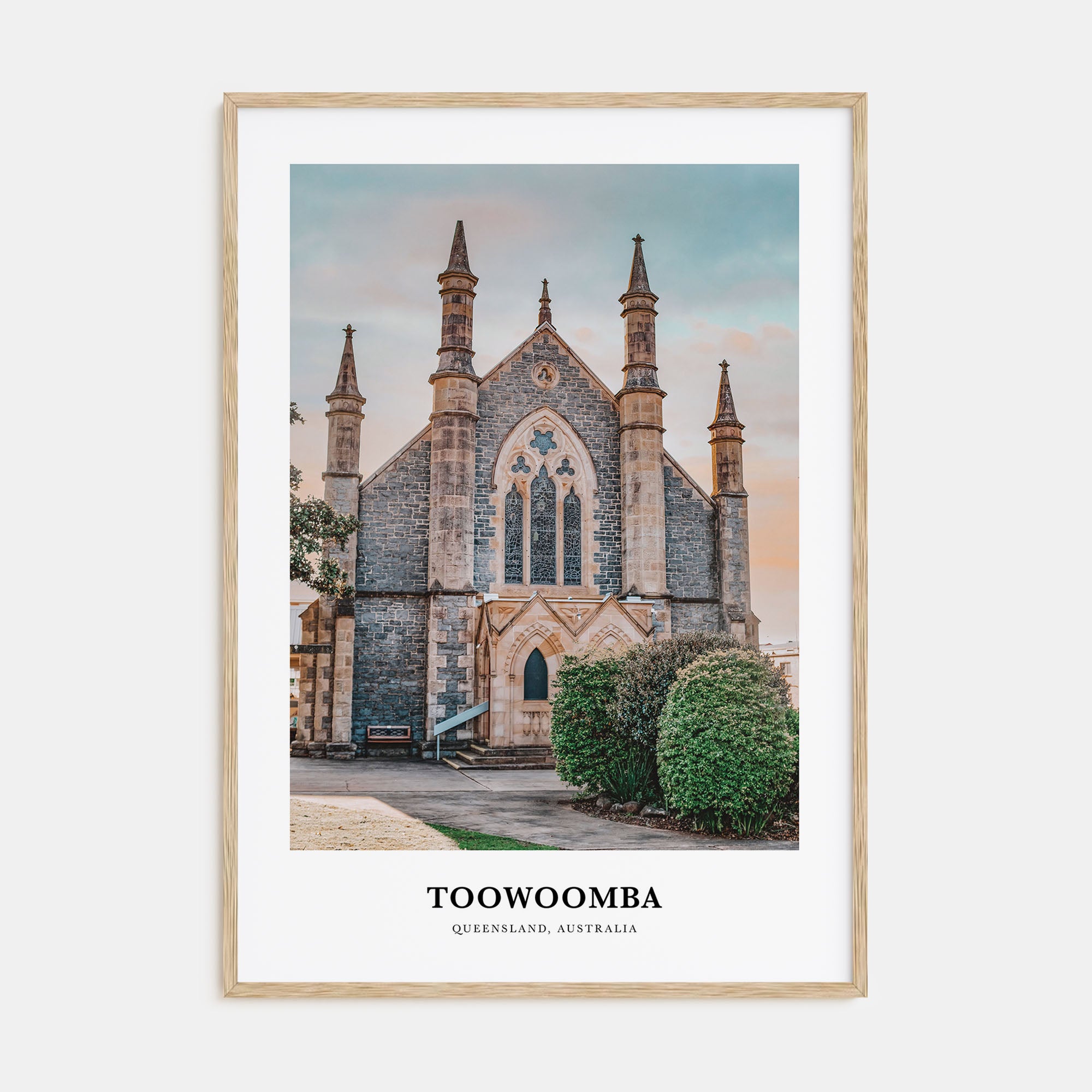 Toowoomba Portrait Color Poster