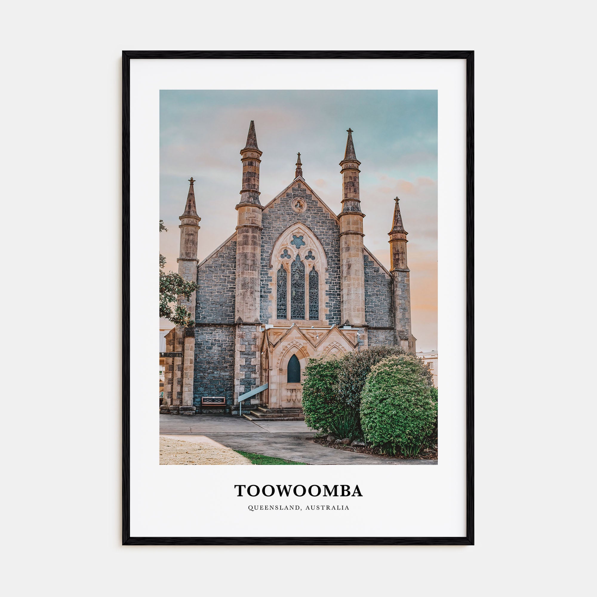 Toowoomba Portrait Color Poster