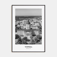 Topeka Portrait B&W Poster