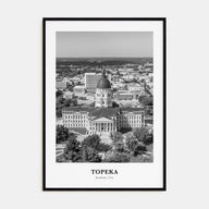 Topeka Portrait B&W Poster