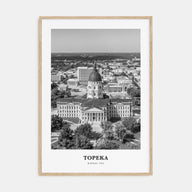 Topeka Portrait B&W Poster