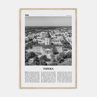 Topeka Travel B&W Poster