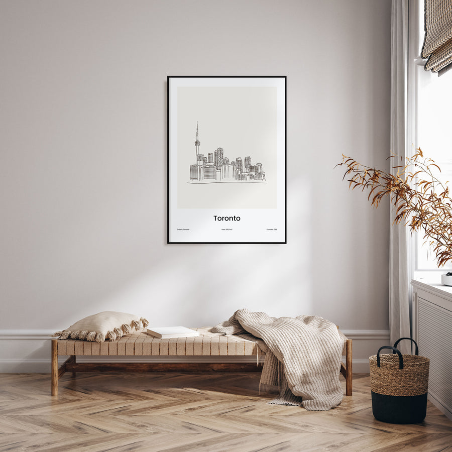 Toronto Drawn No 1 Poster