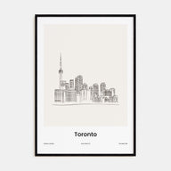 Toronto Drawn No 1 Poster