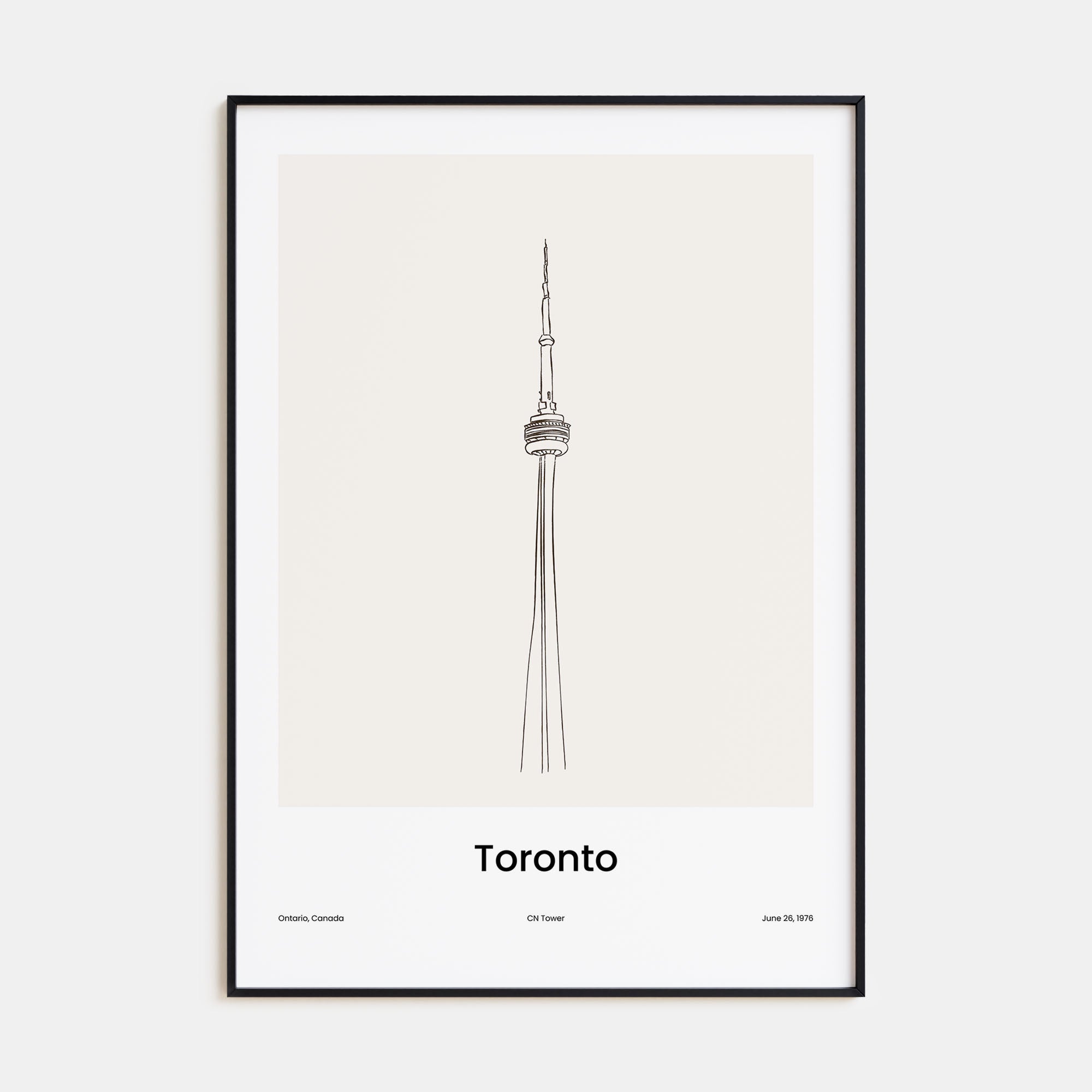 Toronto Drawn No 2 Poster