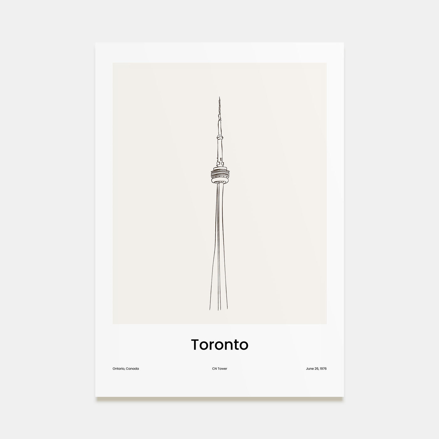 Toronto Drawn No 2 Poster