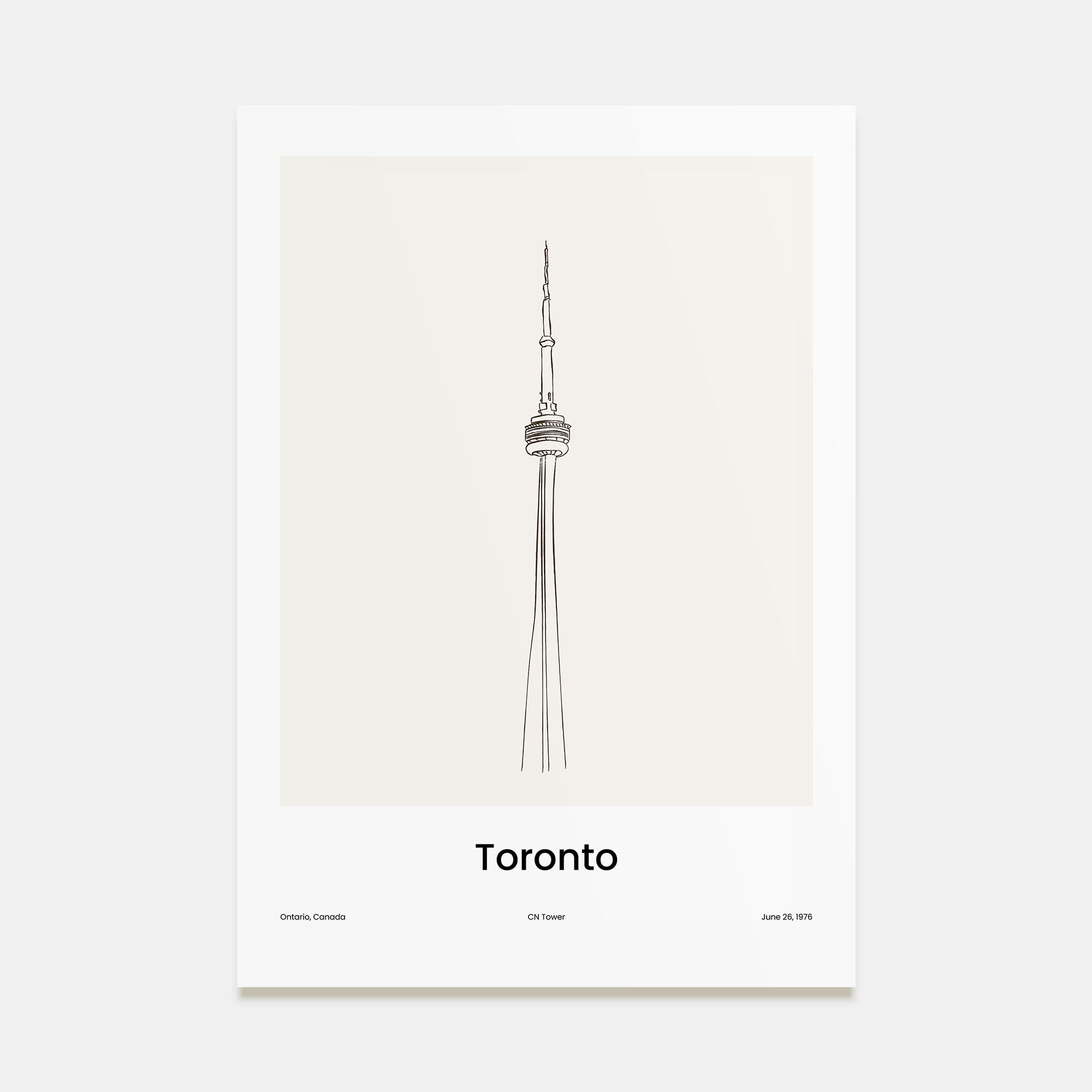 Toronto Drawn No 2 Poster