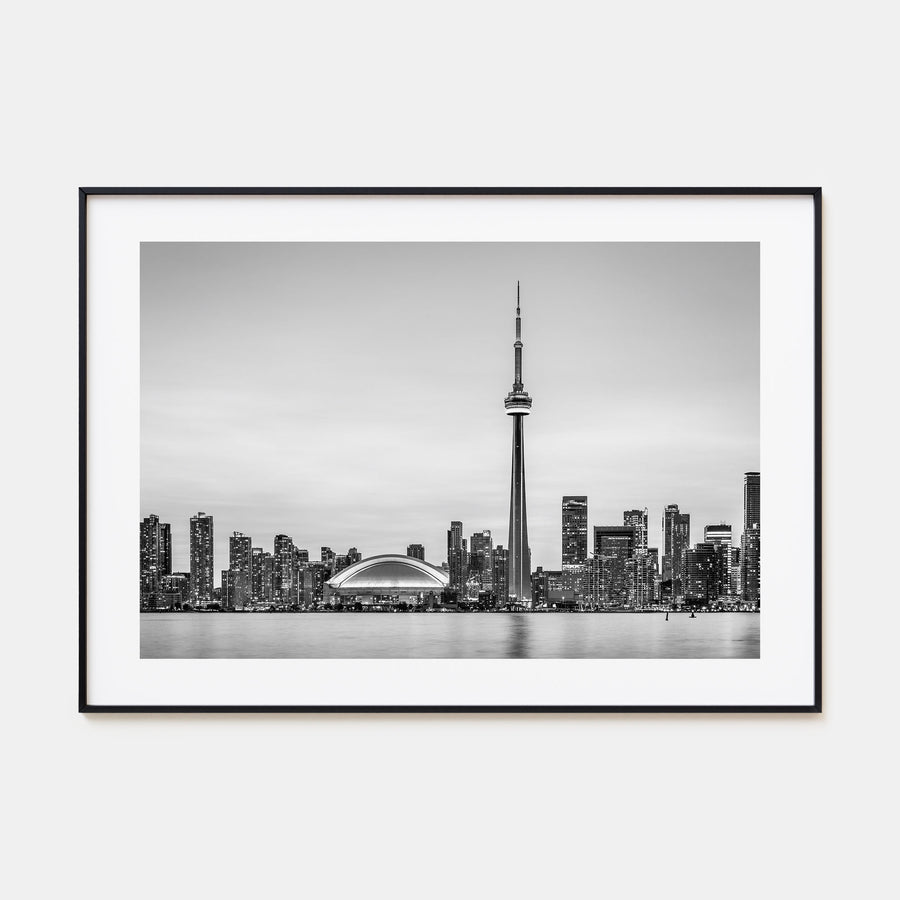Toronto Landscape B&W Poster