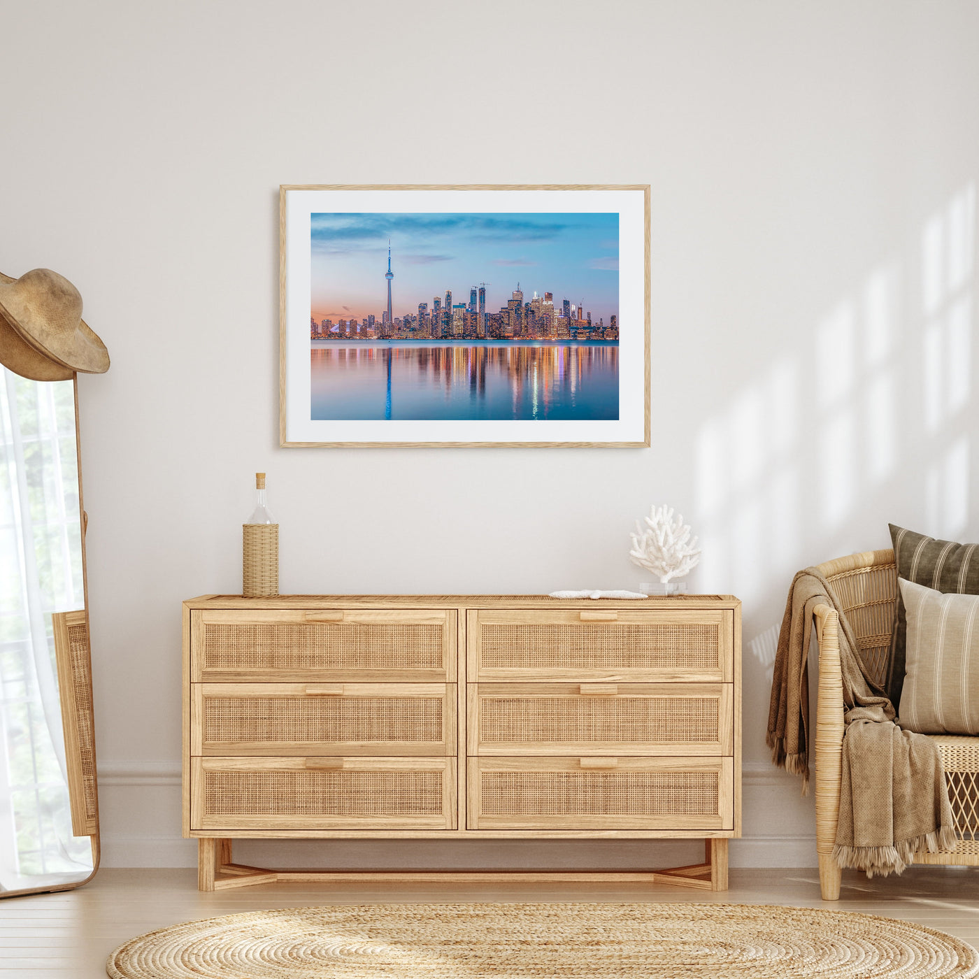 Toronto Landscape Color Poster