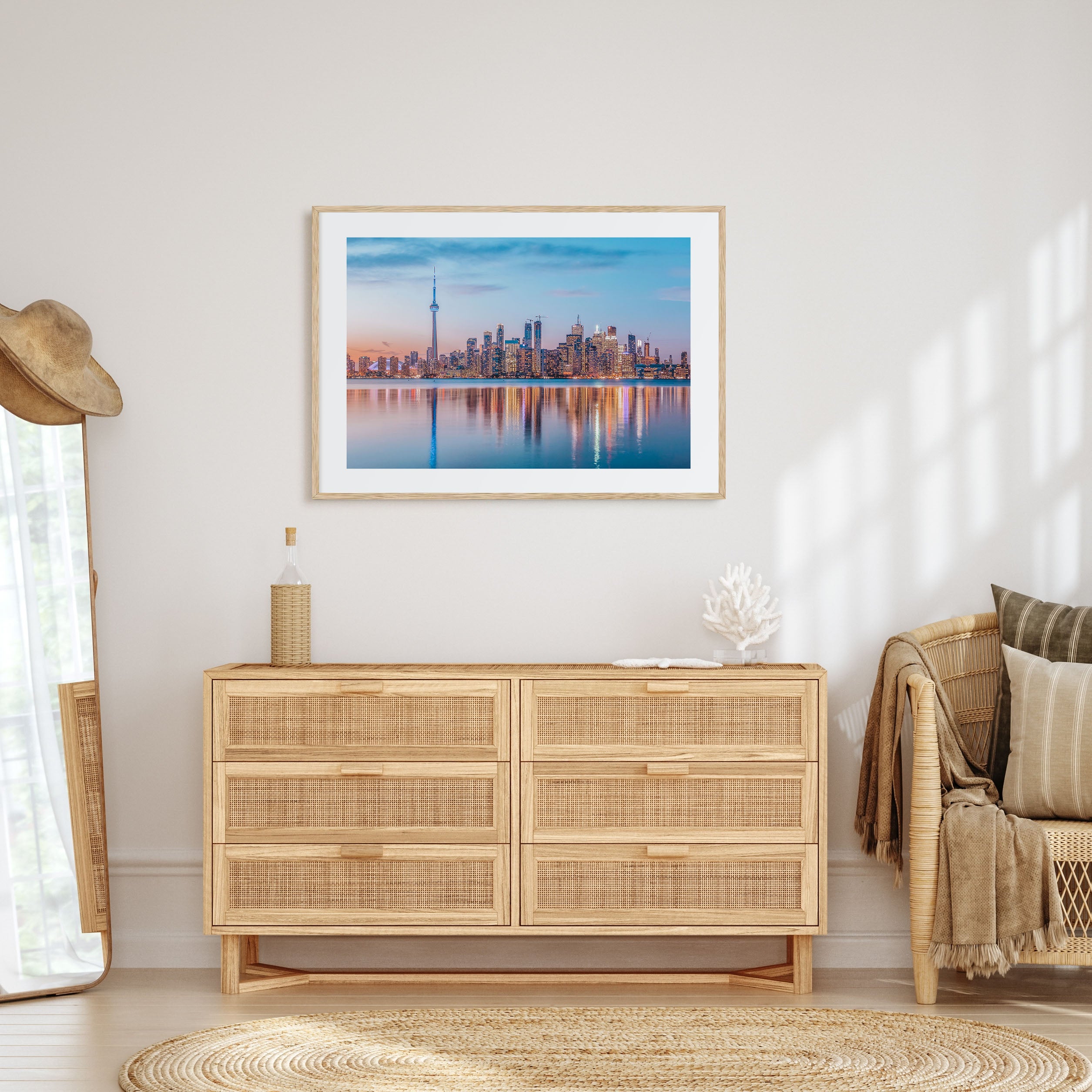 Toronto Landscape Color Poster