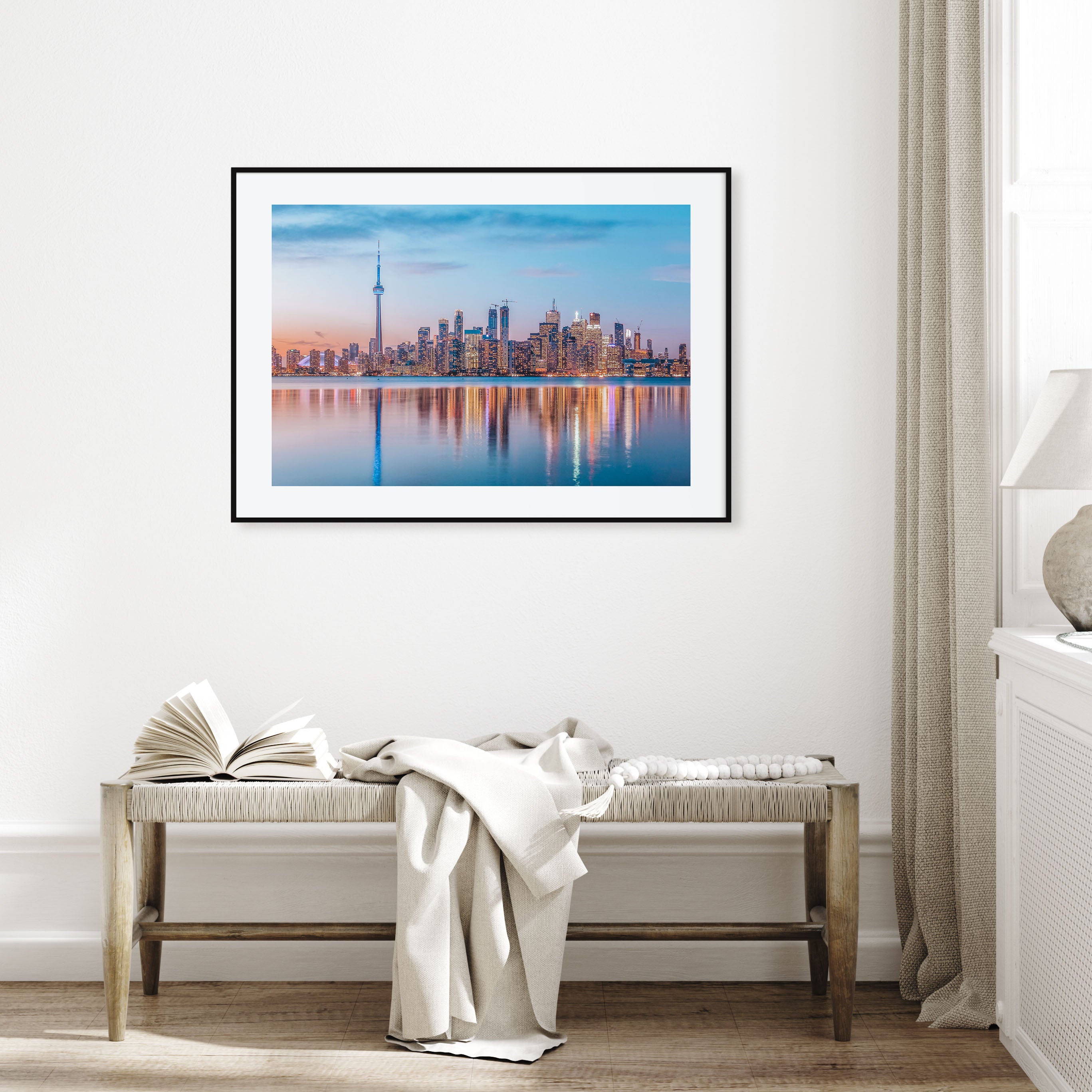 Toronto Landscape Color Poster