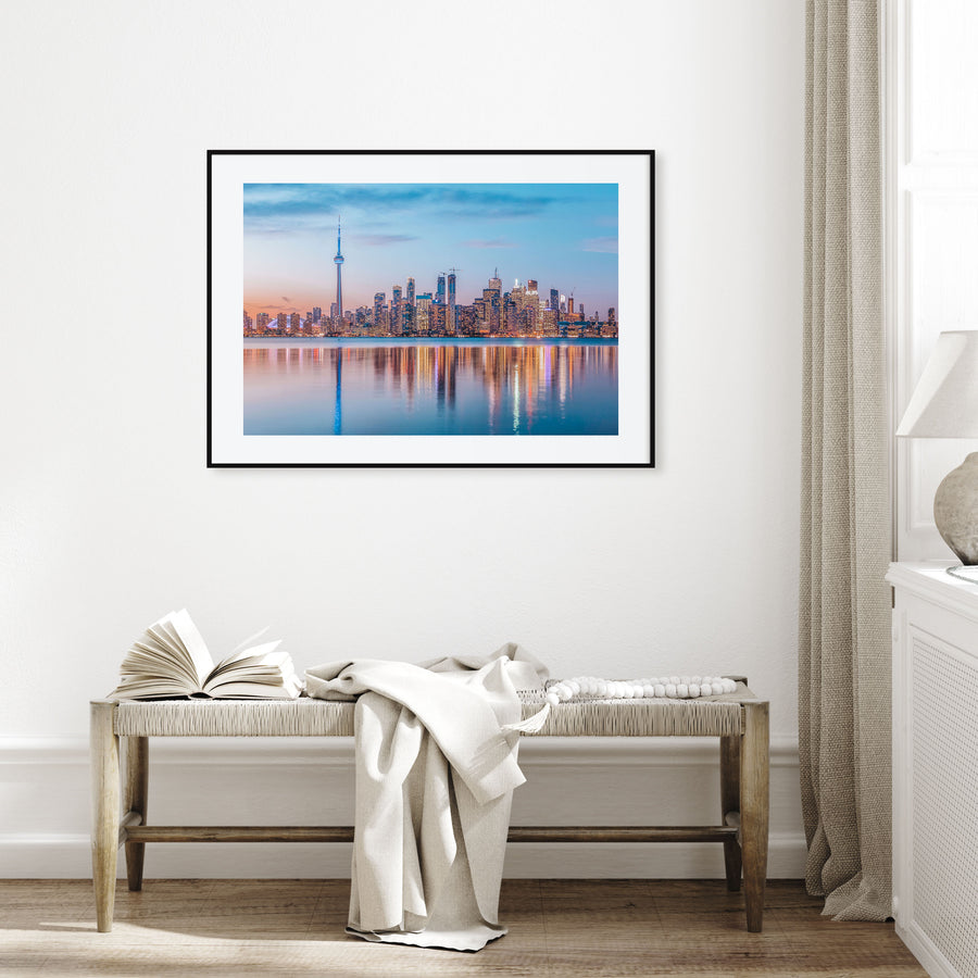 Toronto Landscape Color Poster