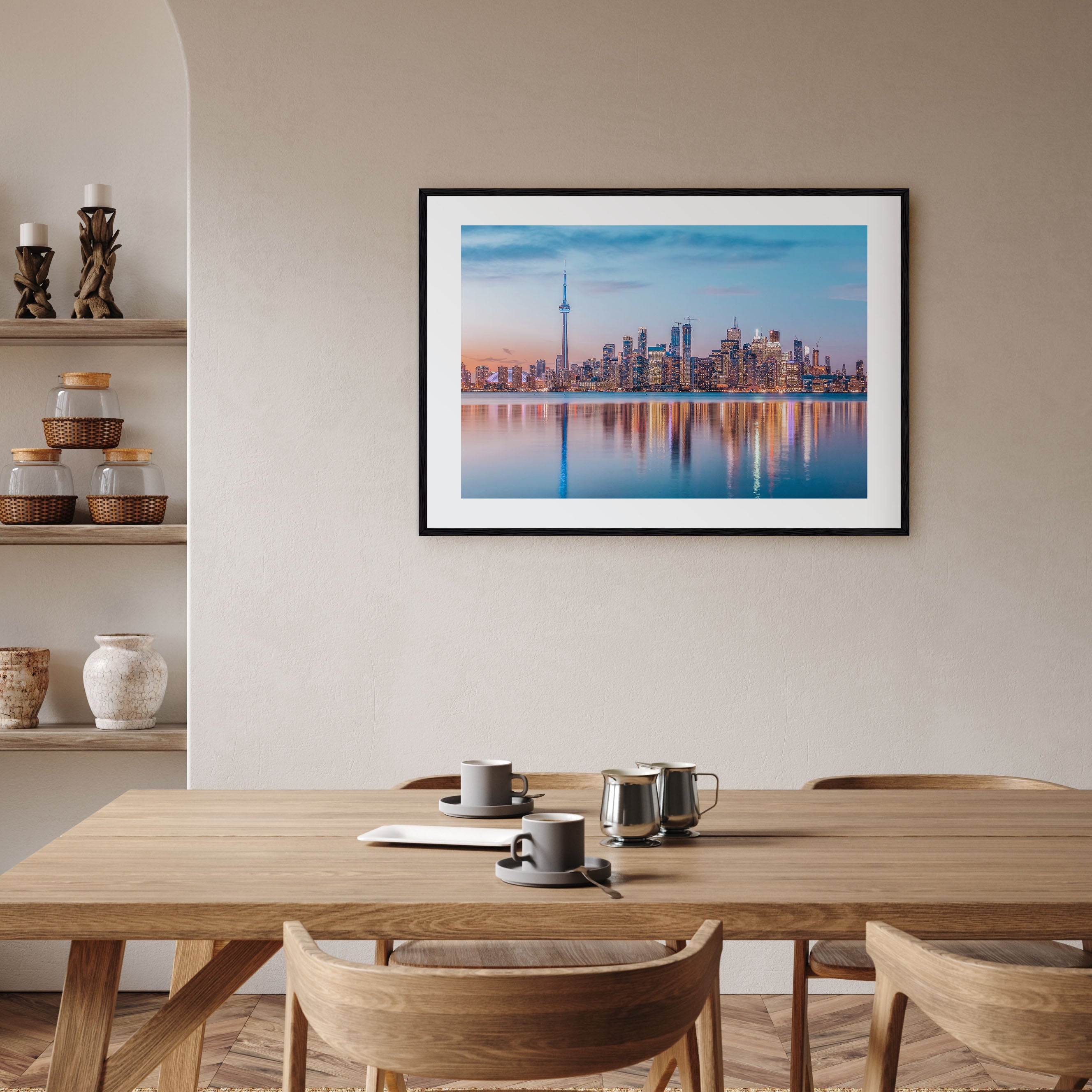 Toronto Landscape Color Poster