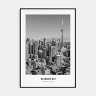 Toronto Portrait B&W No 1 Poster