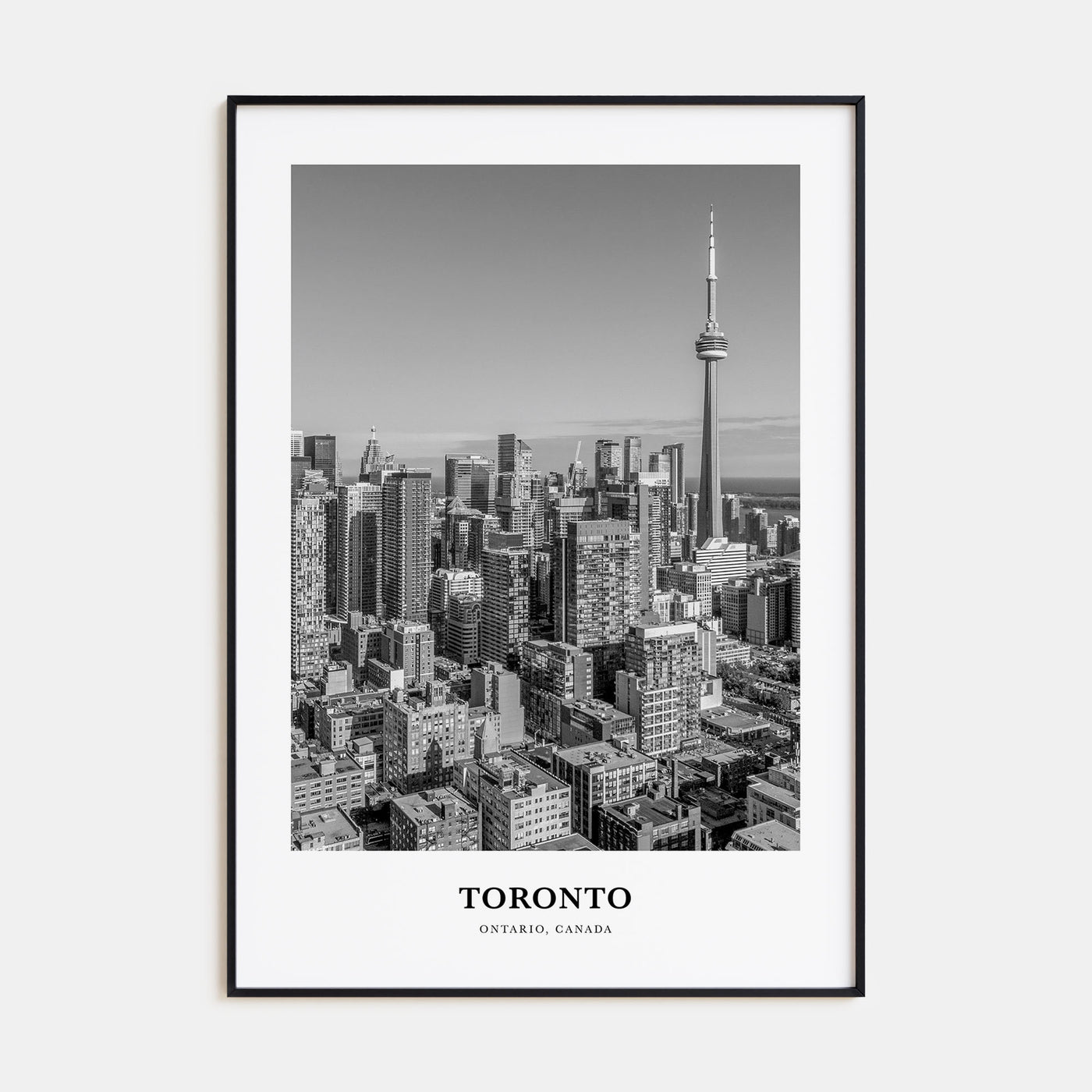 Toronto Portrait B&W No 1 Poster