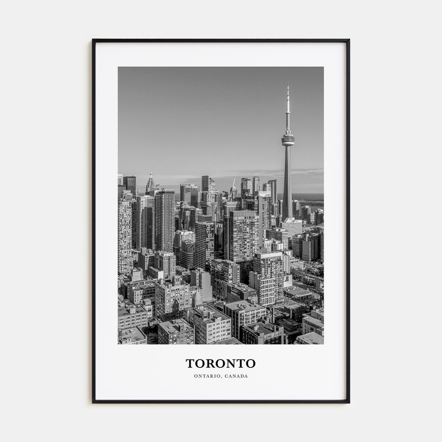 Toronto Portrait B&W No 1 Poster