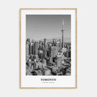 Toronto Portrait B&W No 1 Poster