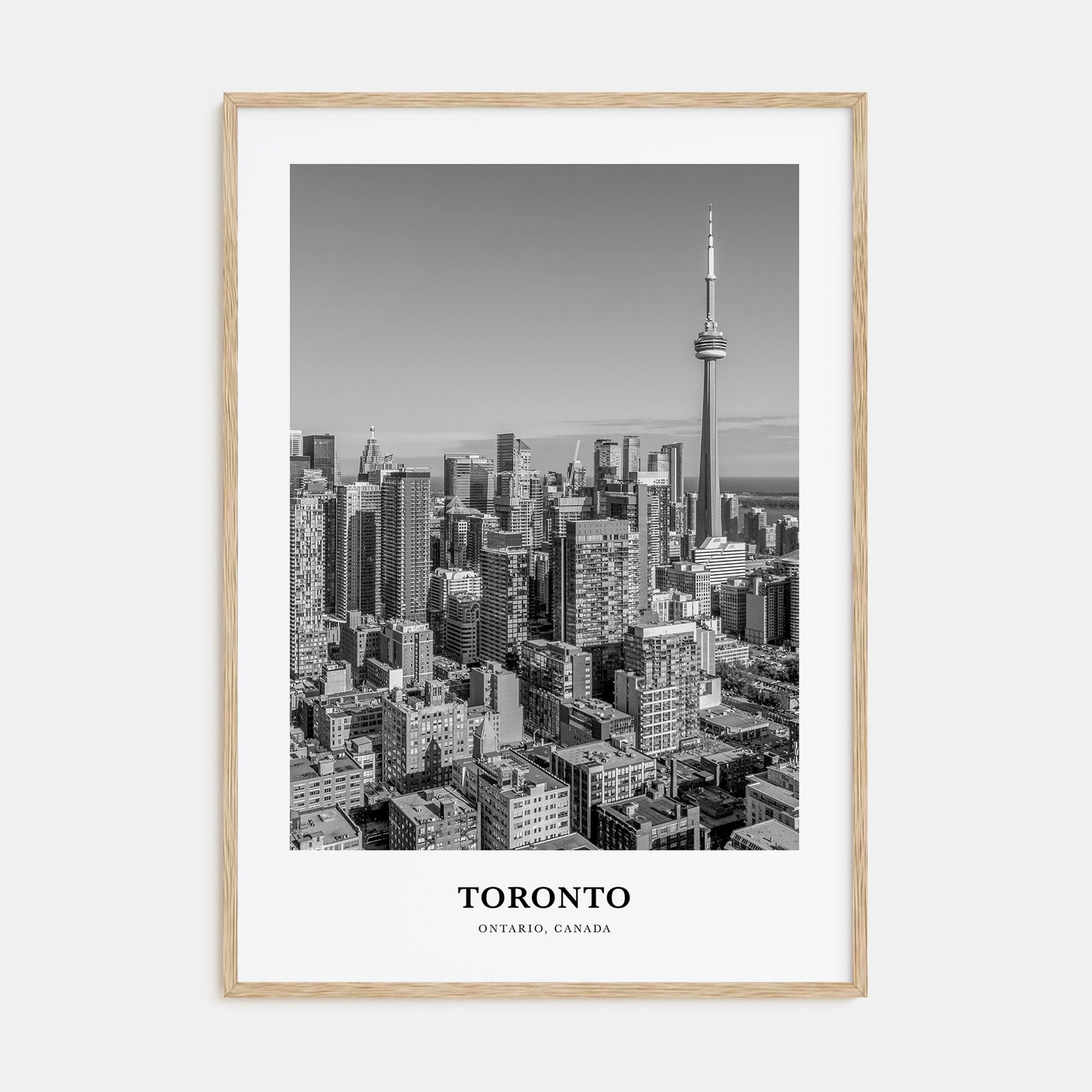 Toronto Portrait B&W No 1 Poster