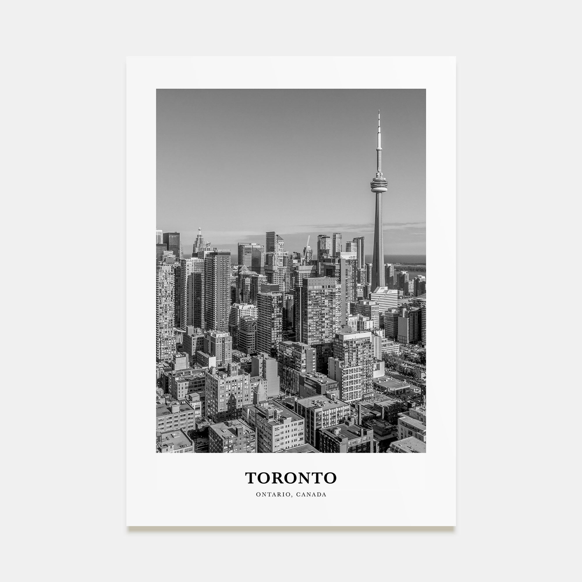 Toronto Portrait B&W No 1 Poster