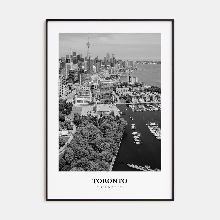 Toronto Portrait B&W No 2 Poster