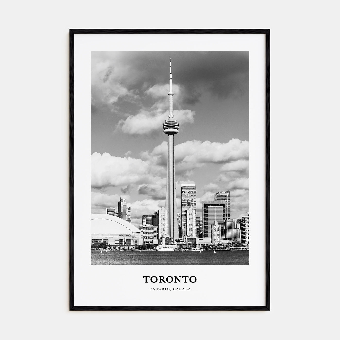 Toronto Portrait B&W No 3 Poster